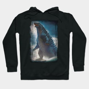 Godzilla and the Wave Hoodie